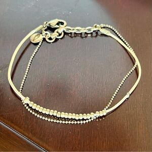 Chloe + Isabel Dainty Leather + Bead Bracelet